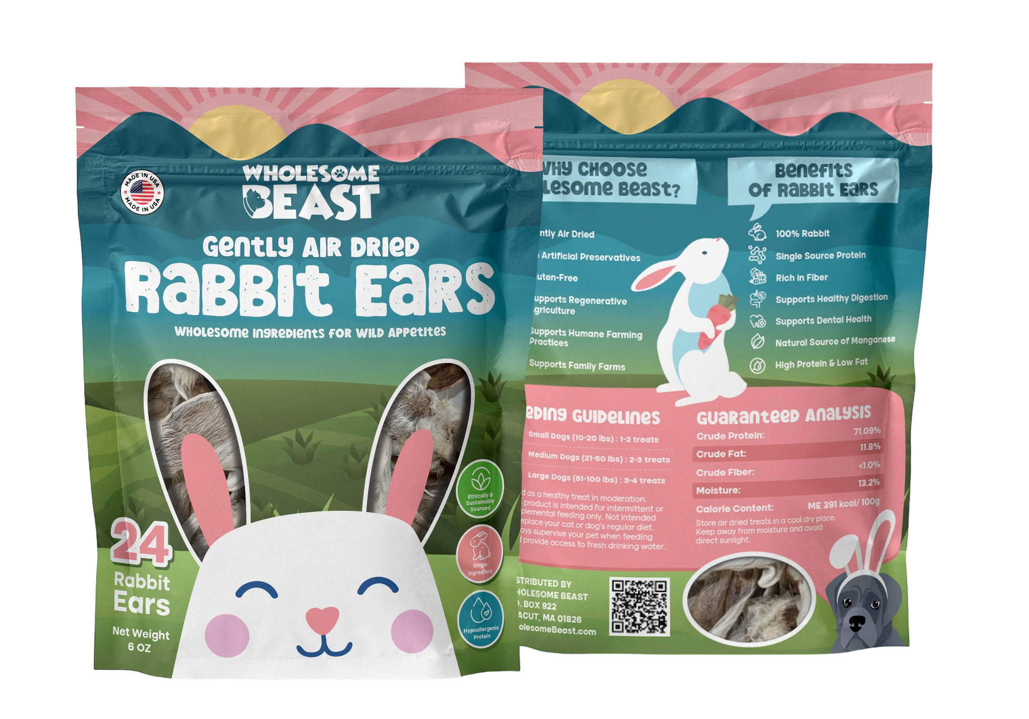 Air Dried Rabbit Ears